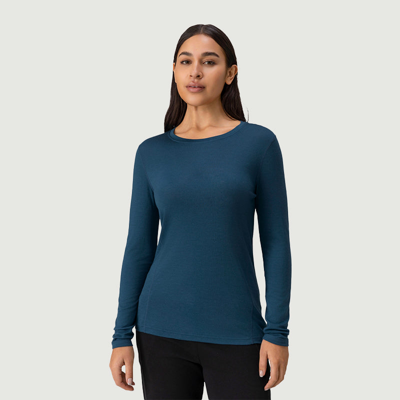Women's Merino 200g Raglan Long Sleeve Crew