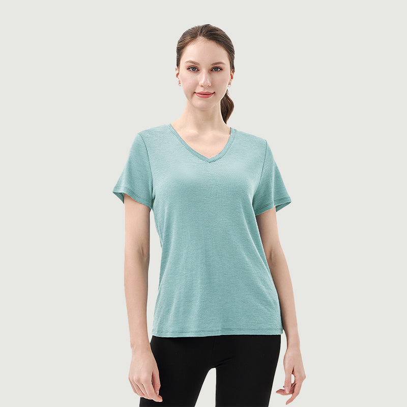 Women's Merino 200g V-Neck T-Shirt