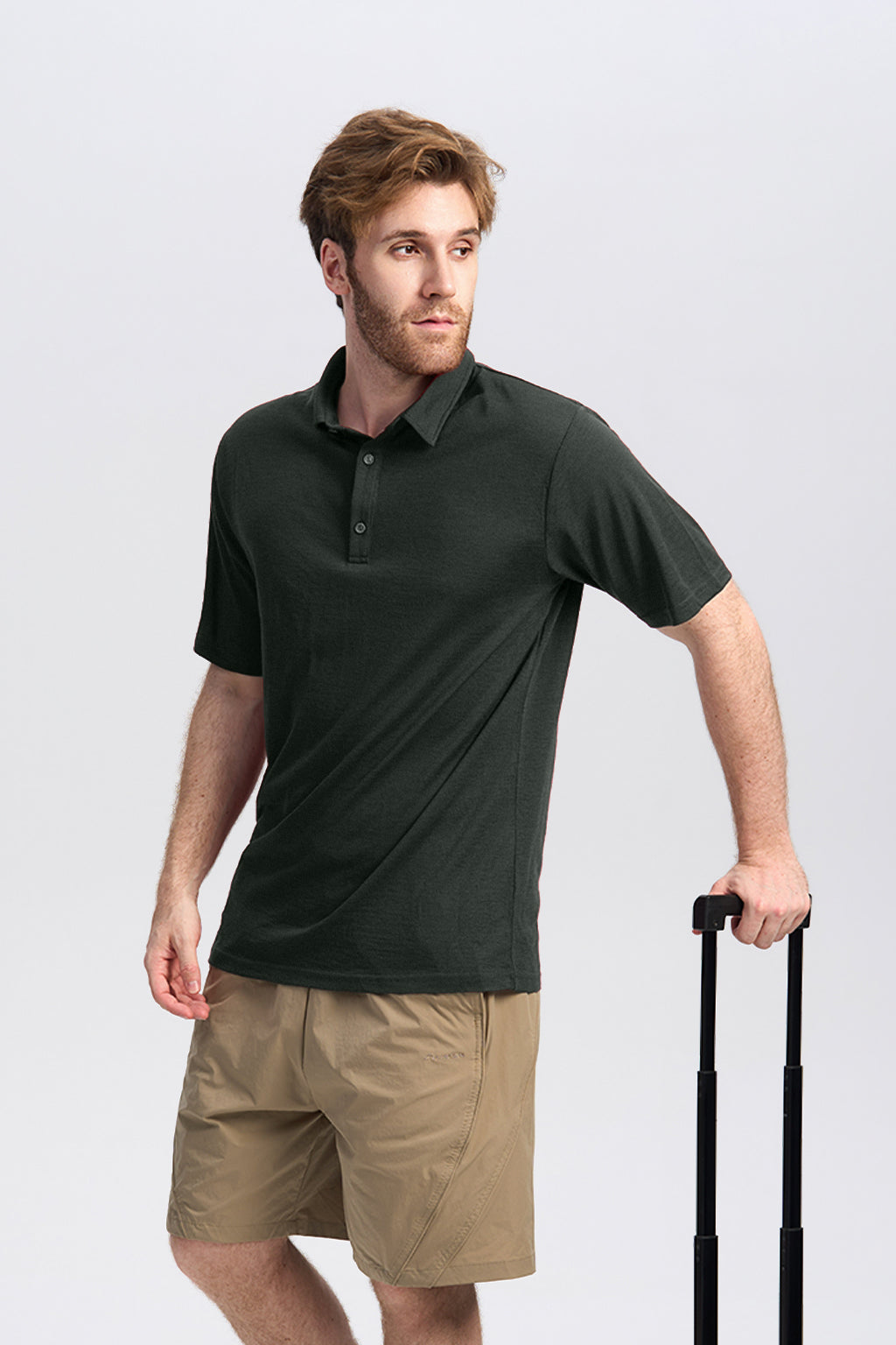 Men's Merino 170g Short Sleeve Polo Shirt
