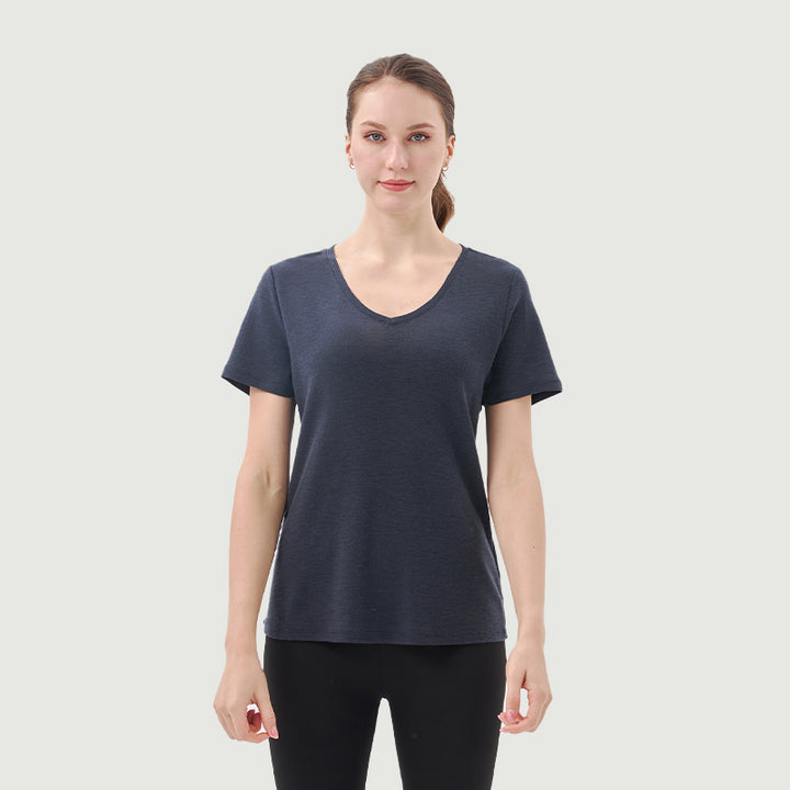 Women's Merino 200g V-Neck T-Shirt