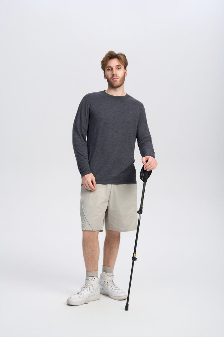 Men's Merino 170g All-Season Long Sleeve Crew