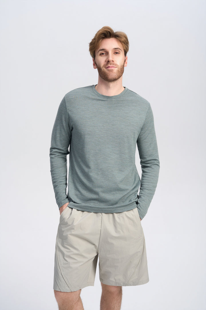 Men's Merino 170g All-Season Long Sleeve Crew