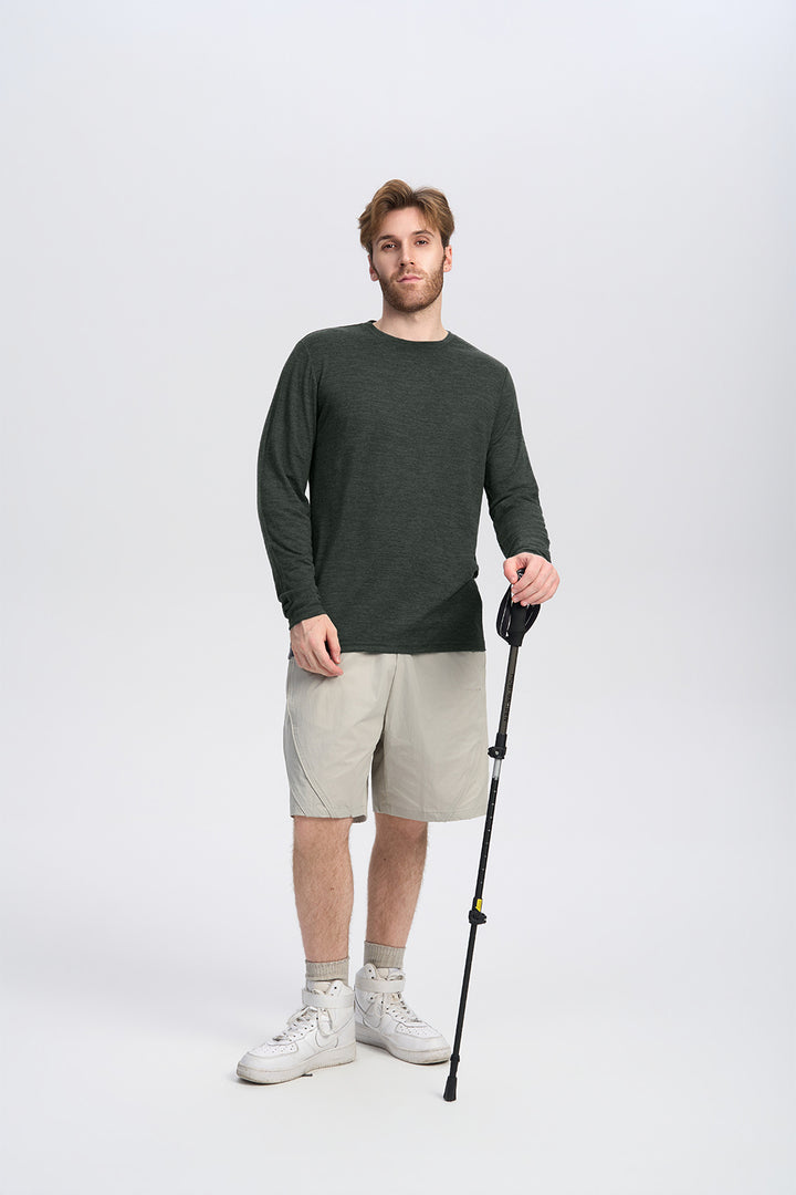 Men's Merino 170g All-Season Long Sleeve Crew